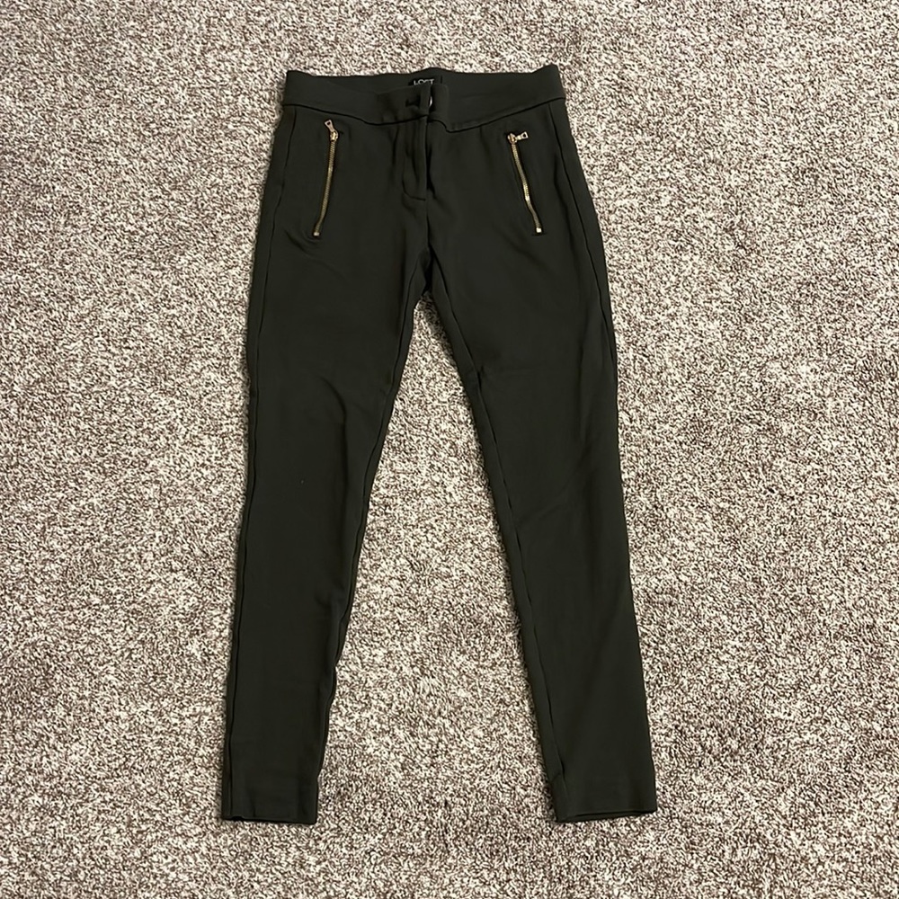 Loft olive green pants